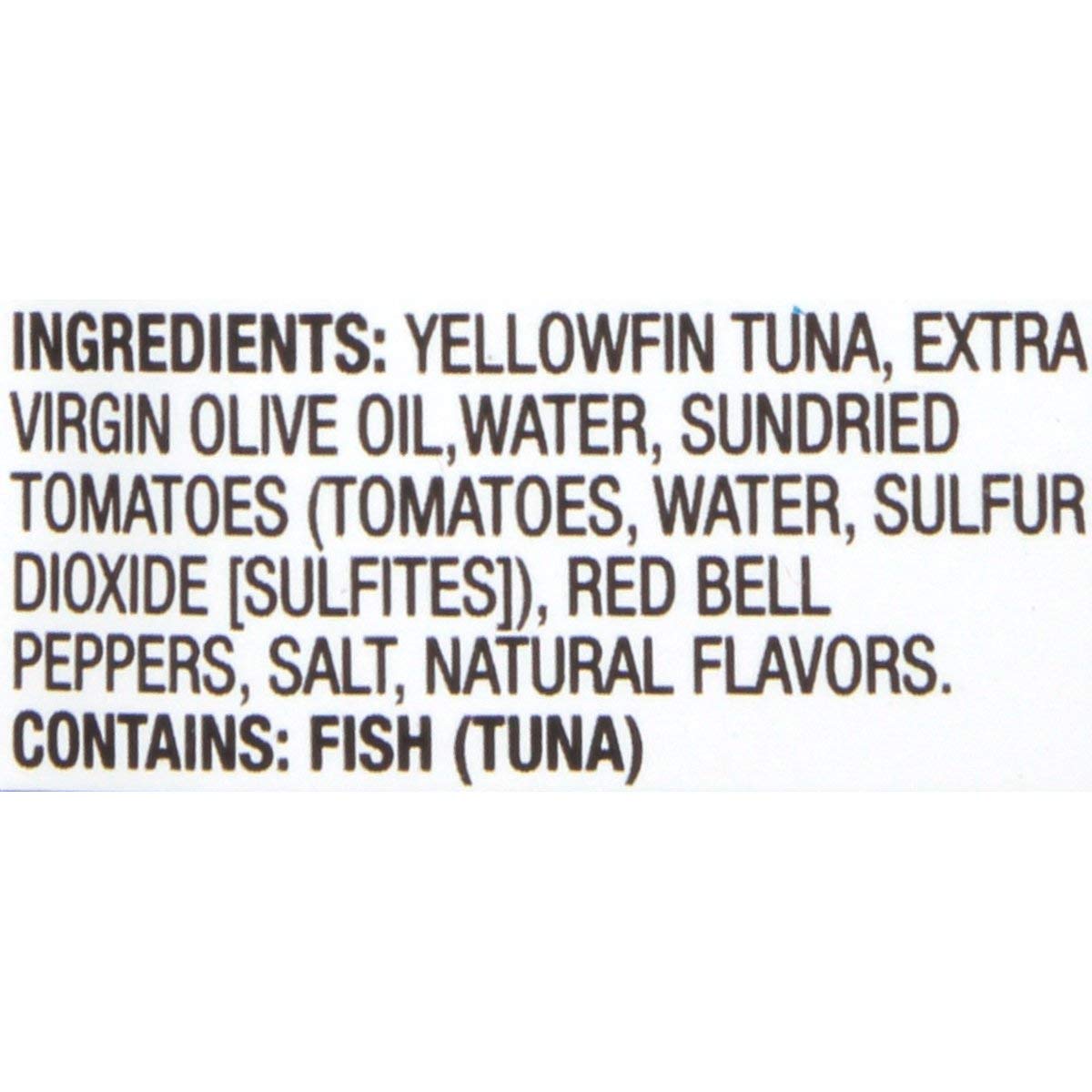 Starkist E.V.O.O. Yellowfin Tuna In Extra Virgin Olive Oil With Tomato Basil, 2.6 Oz, Pack Of 24
