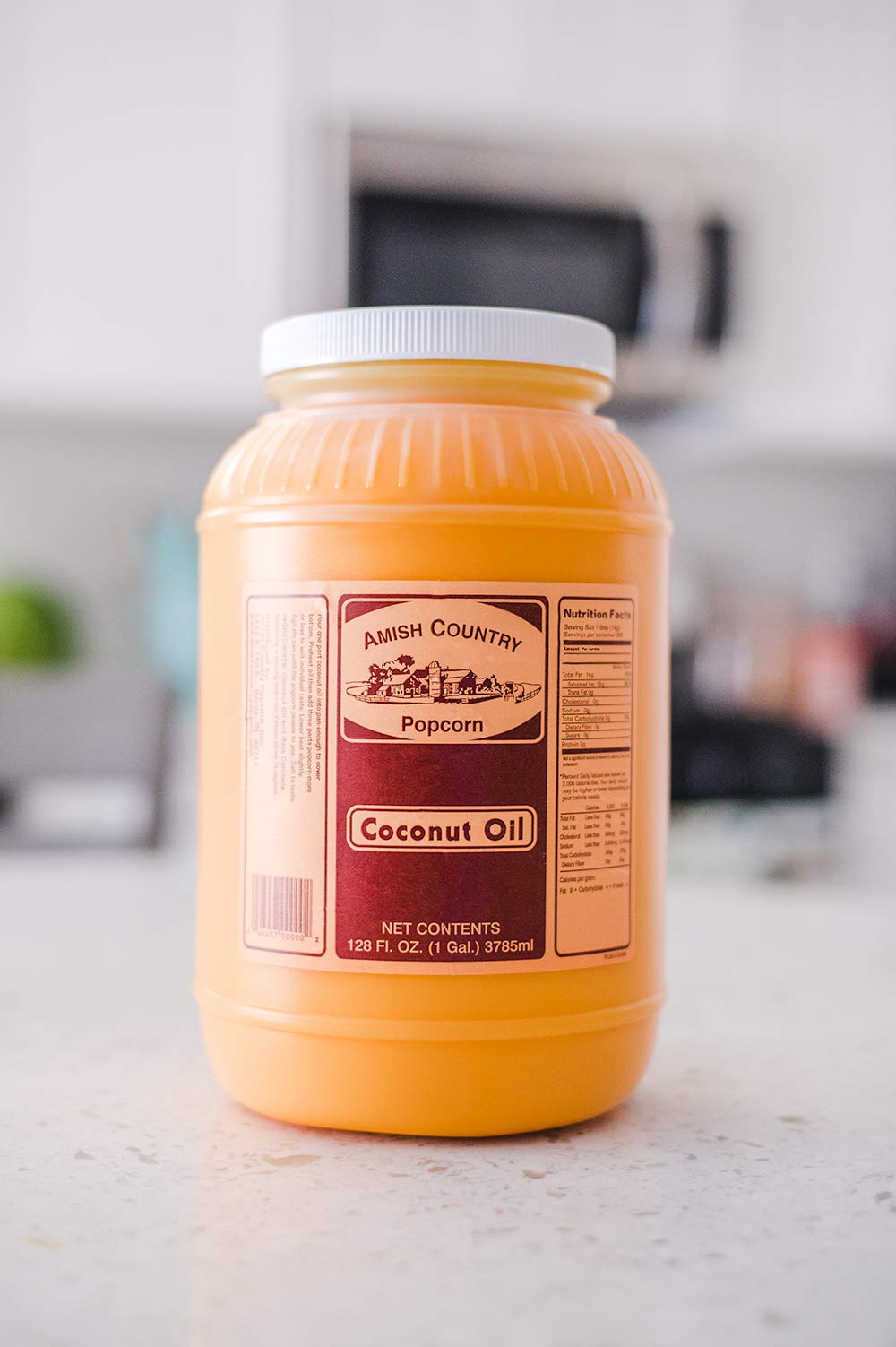 Amish Country Popcorn | Coconut Oil - 1 Gallon | Old Fashioned, Non-GMO and Gluten Free (1 Gallon)