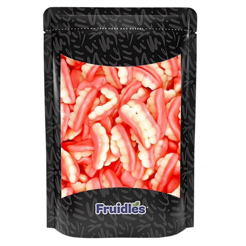 Gummi Teeth Candy, Delicious Fruit Flavors Gummies (26.4 Pounds)