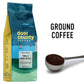 Door County Coffee Vanilla Creme Brulee Decaf Flavored Coffee 10Oz Bag | Ground Coffee Medium Roast | 100% Arabica Coffee | Vanilla Creme Brulee Decaf