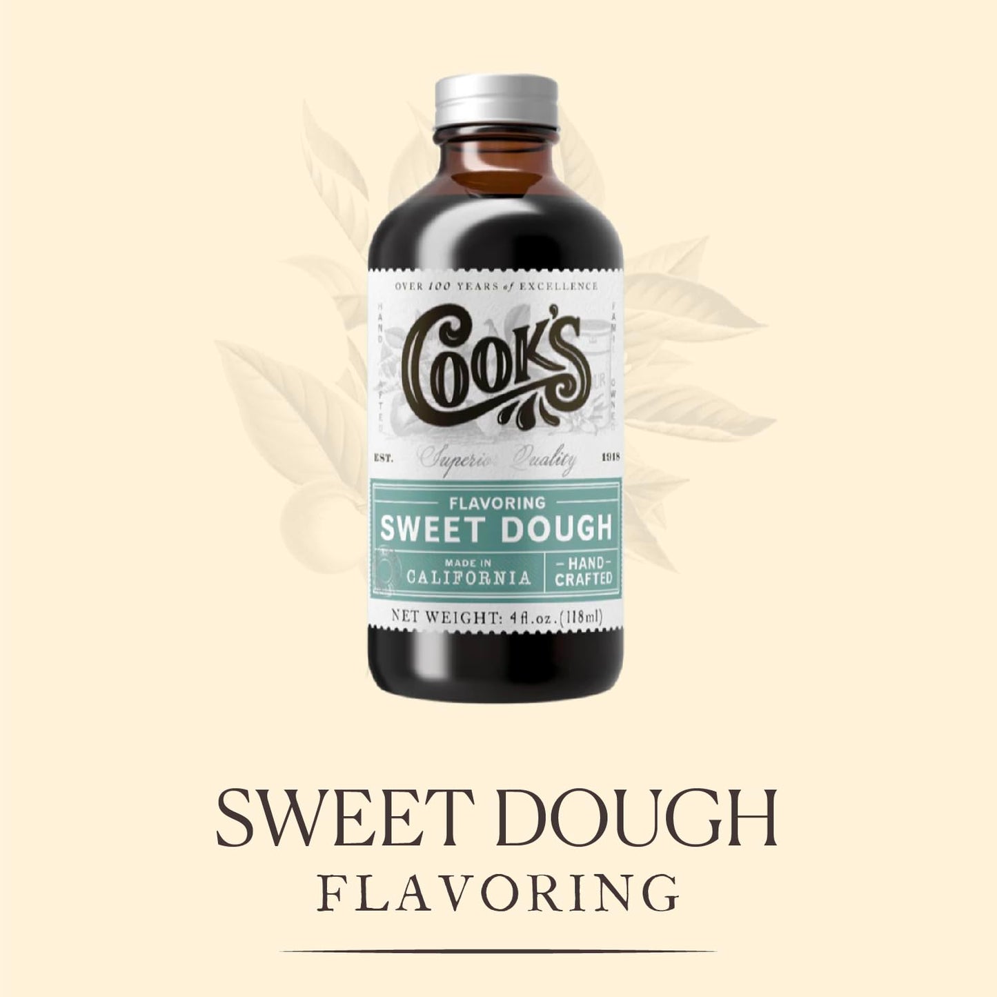 Cook'S, Sweet Dough Flavoring, For Baking, Cakes, And Breads, 8 Oz