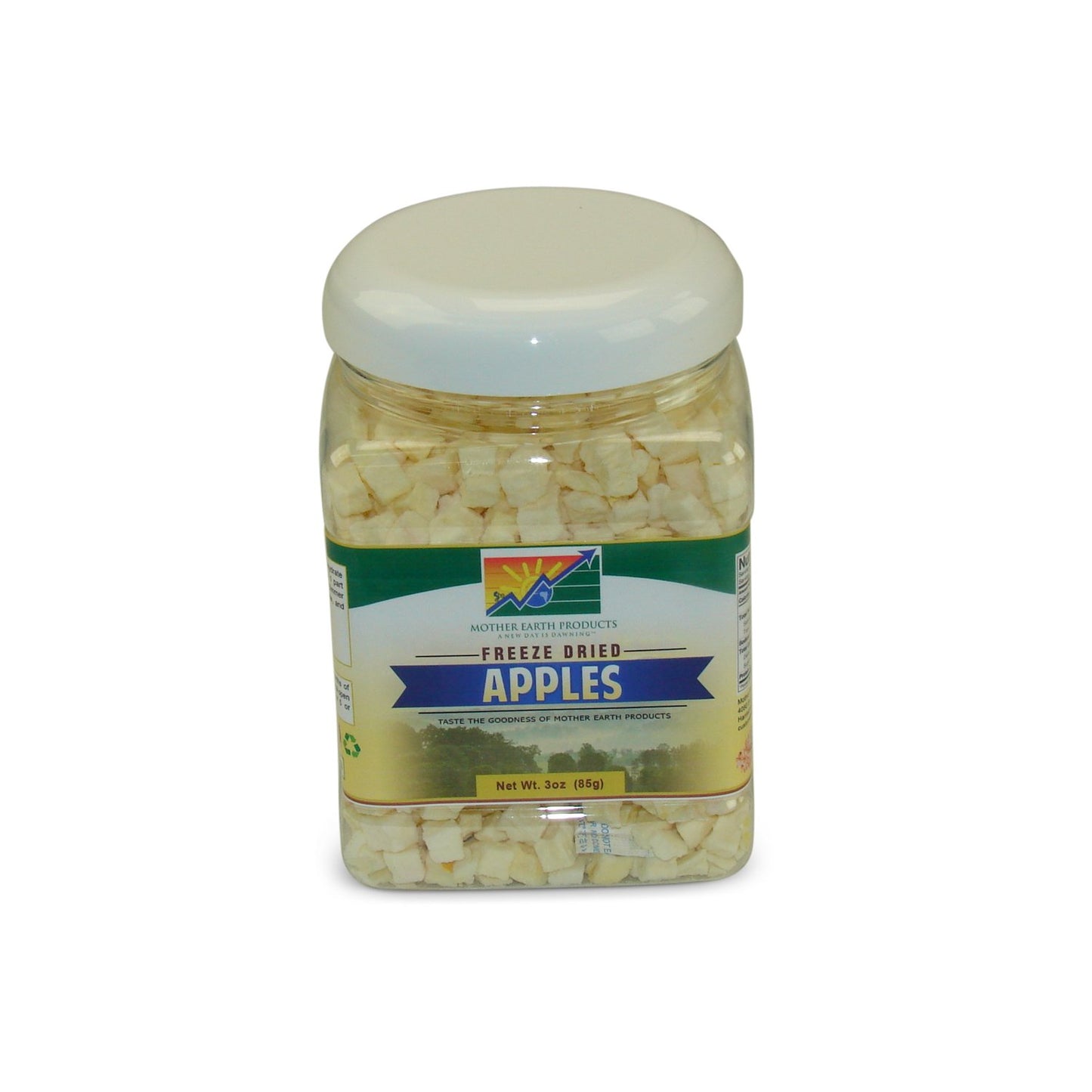Mother Earth Products Freeze Dried Apples, Net Wt 3Oz (85G)