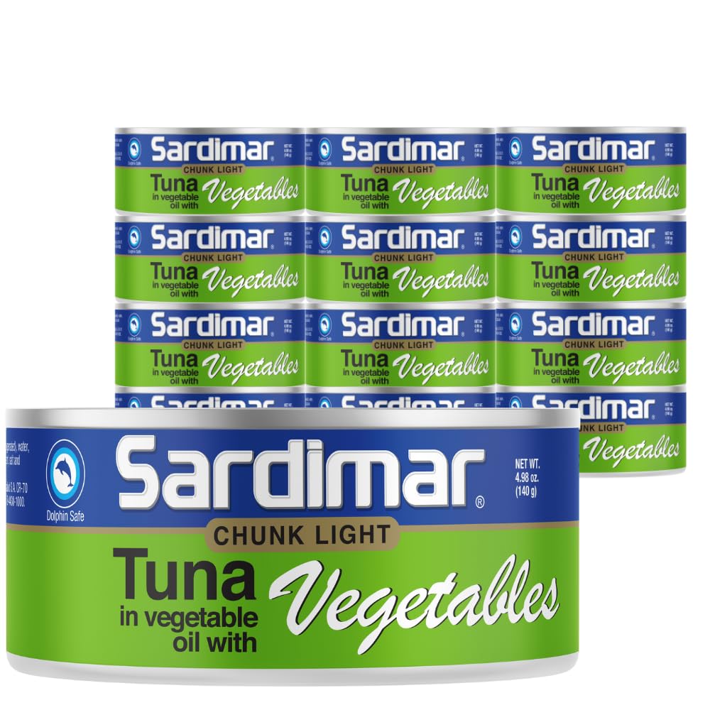 Sardimar Chunk Light Tuna ( Vegetables- Pack of 12 )