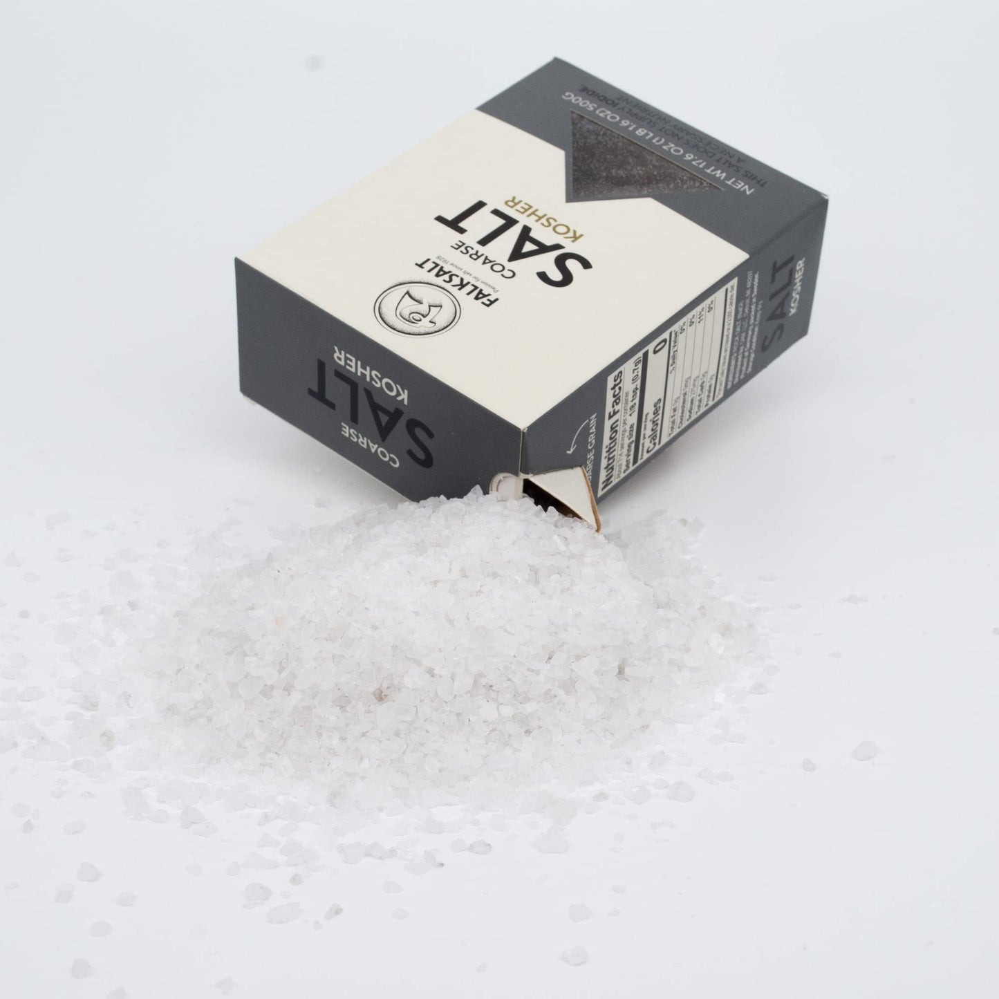 Falksalt | 1.1Lb Kosher Salt - Coarse Grain | Gourmet Salt, All Natural, Kosher | Perfect For Grinder