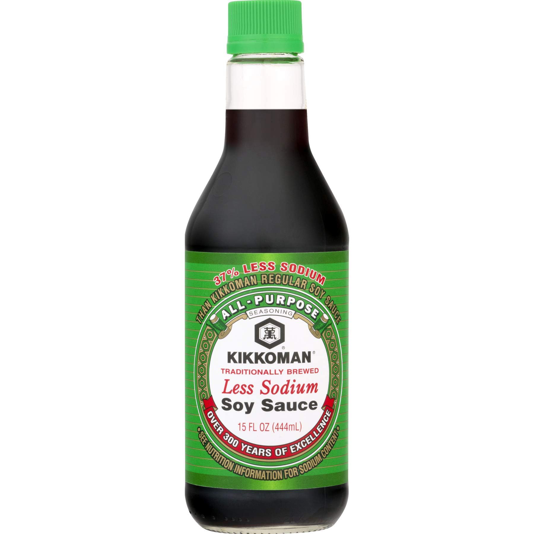Kikkoman Naturally Brewed Less Sodium Soy Sauce 15 oz