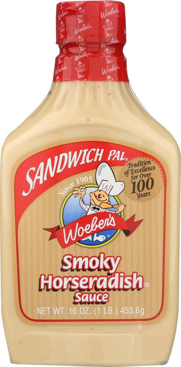Woeber'S Sandwich Pal Smoky Horseradish Sauce 16Oz