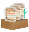 Organic Crackers - 3x Firehook Rosemary Sea Salt-Crackers 5.5 oz Bundle with Dental Floss Picks 40 PC - Herb-Infused Artisan Cra