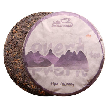 Lwxljmjzc-2018Yr Aged Ripe Puerh Tea Cake 3.53Oz-Dark Tea Pu Erh Tea - Shu (Cook) Pu-Erh Tea Puer Tea