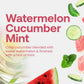 Dr. Smoothie Refreshers Watermelon Cucumber Mint - Made With Real Fruit Juice - Drink Concentrate, No Artificial Colors, Shelf-S