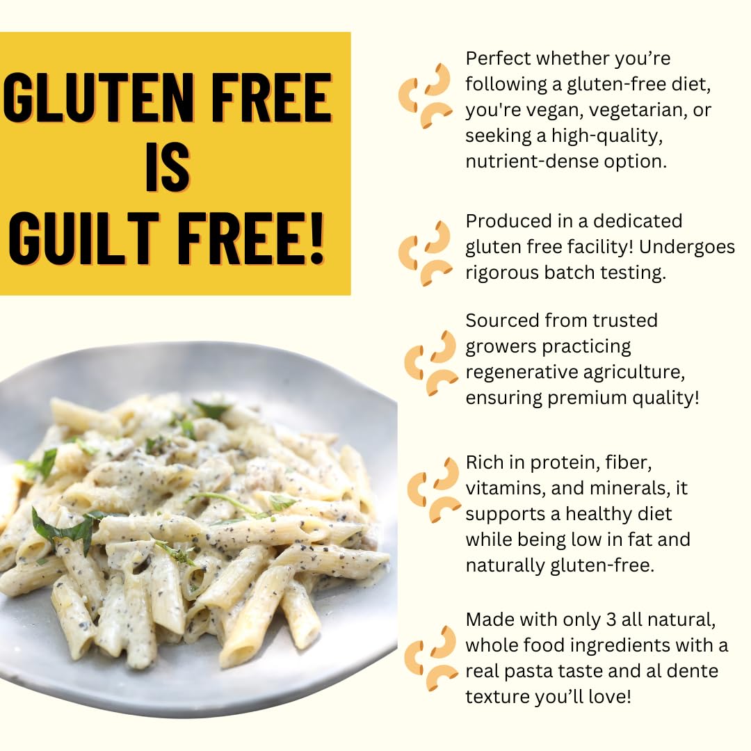 Mountain High Organics Gluten Free Organic Quinoa Pasta, Penne - 5Lb Bag