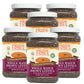 Pride Of India - PACK of 6 - Indian Whole Brown Crimson Masur Lentils - Protein & Fiber Rich Masoor Whole, 3 Pound Jar