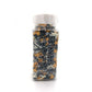 Gold Silver Black Candy Sprinkles Cupcake Cake Toppers Mixed Shape,Graduation Season Candy Sprinkles Shaker Jar Wedding Shower P