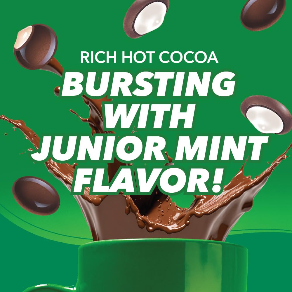 Junior Mint Hot Cocoa K-Cup Pods, 12 Count, Rich Brown, Model TR JM12P