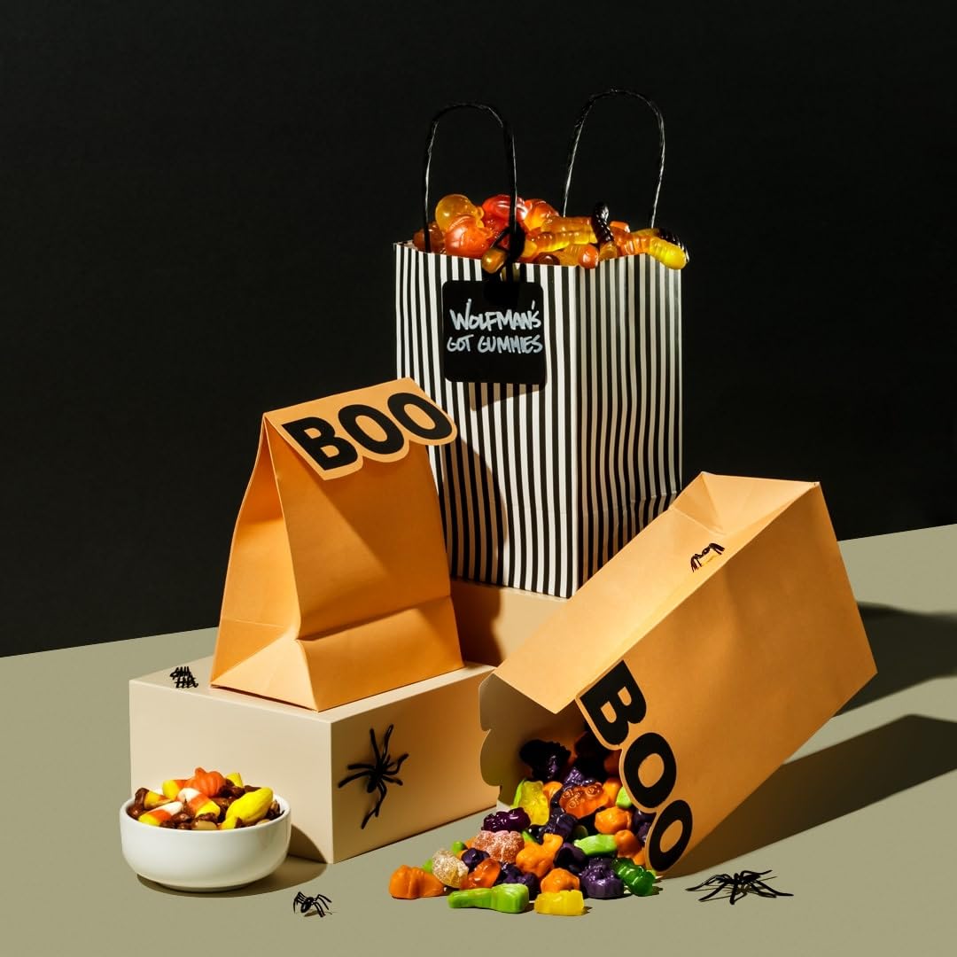 Albanese Worlds Best, Mini Gummi Worms, Halloween Candy, 5Lb Bag For Halloween Party Favors