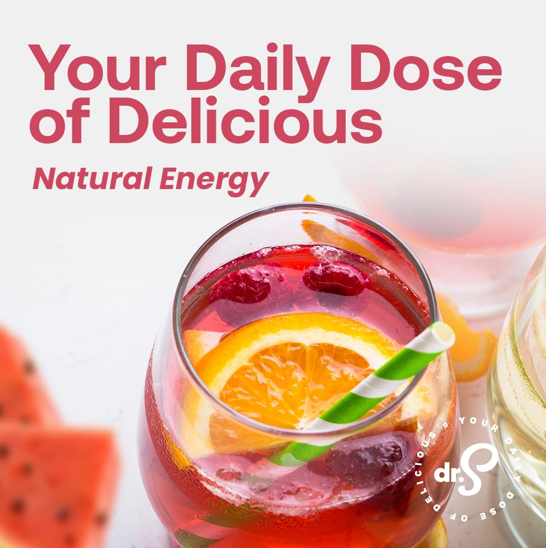 Dr. Smoothie Refreshers Watermelon Cucumber Mint - Made With Real Fruit Juice - Drink Concentrate, No Artificial Colors, Shelf-S