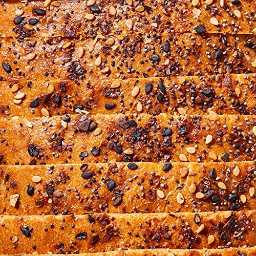 One Mighty Mill - Organic Whole Wheat Everything Bread - 100% Organic, Fresh-Milled, Stone-Ground Flour - No Preservatives or Ar