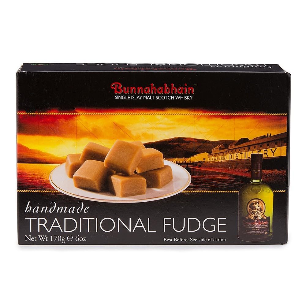 Gardiners of Scotland Handmade Fudge 150g Square Carton, Bunnahabhain Malt Fudge