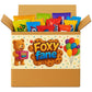 Foxy Fane Holiday Gift Box - 120 Healthy Snacks &   - Perfect for Easter - 120 Count