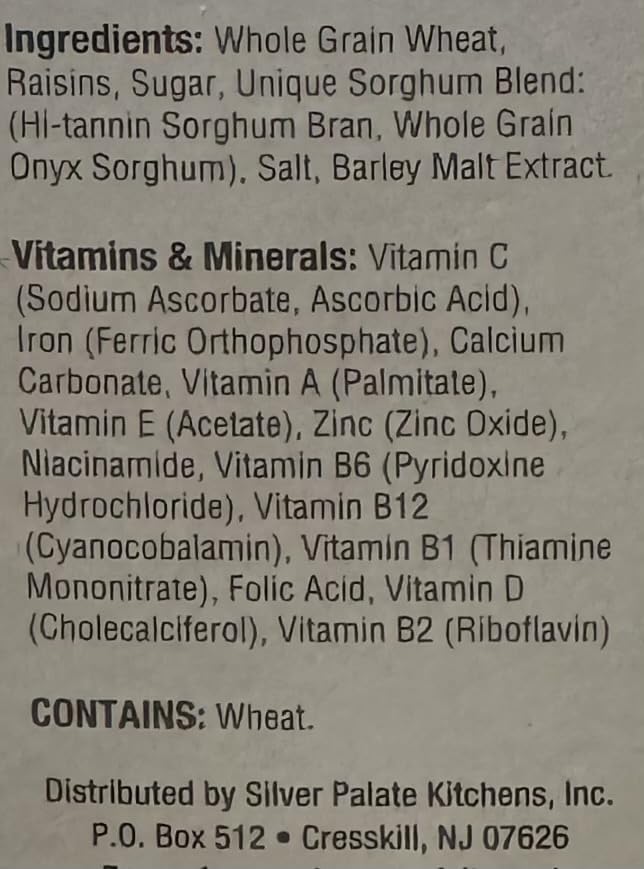 Grain Berry Raisin Bran With Onyx Sorghum - 16.6 Ounce Box