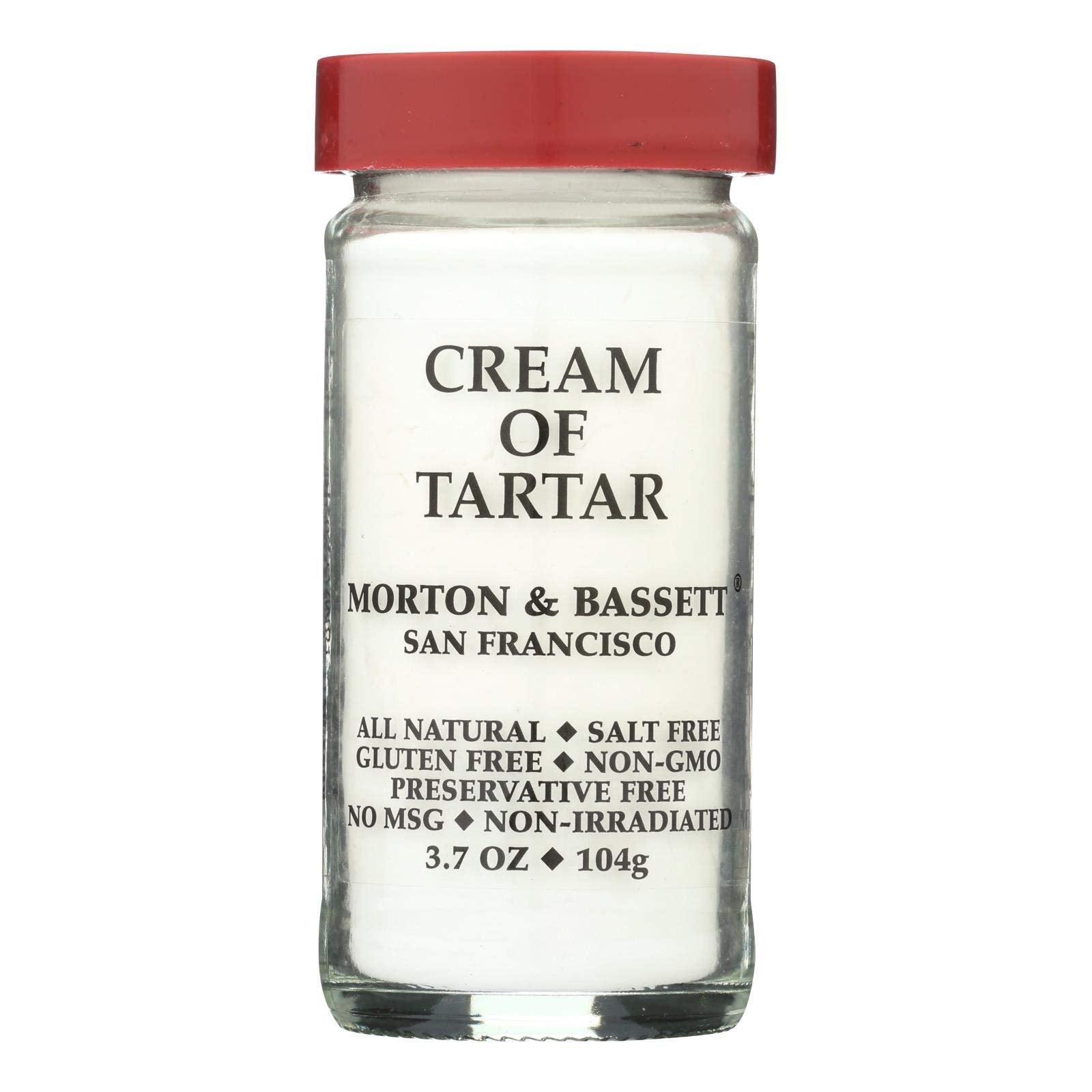 Morton & Bassett Cream of Tartar - 3.7 Ounce (Pack of 1)
