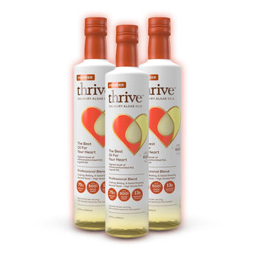 Thrive Algae Cooking Oil - Premier Culinary Blend, Heart and Health-Conscious Oil, Rich in Omega-9 Monounsaturated Fat (90%), Ve