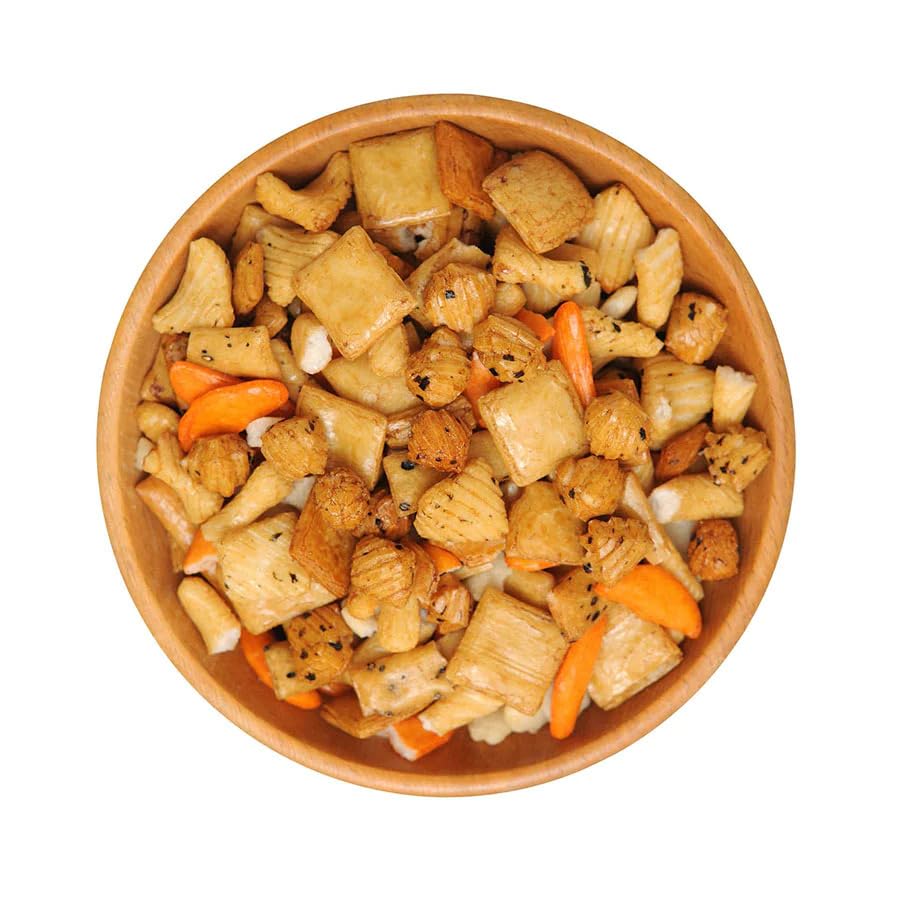 NY SPICE SHOP Oriental Rice Crackers - 3 Pound (48 oz.) - Oriental Rice Cracker Mix - Japanese Rice Crackers - Oriental Snack Mi