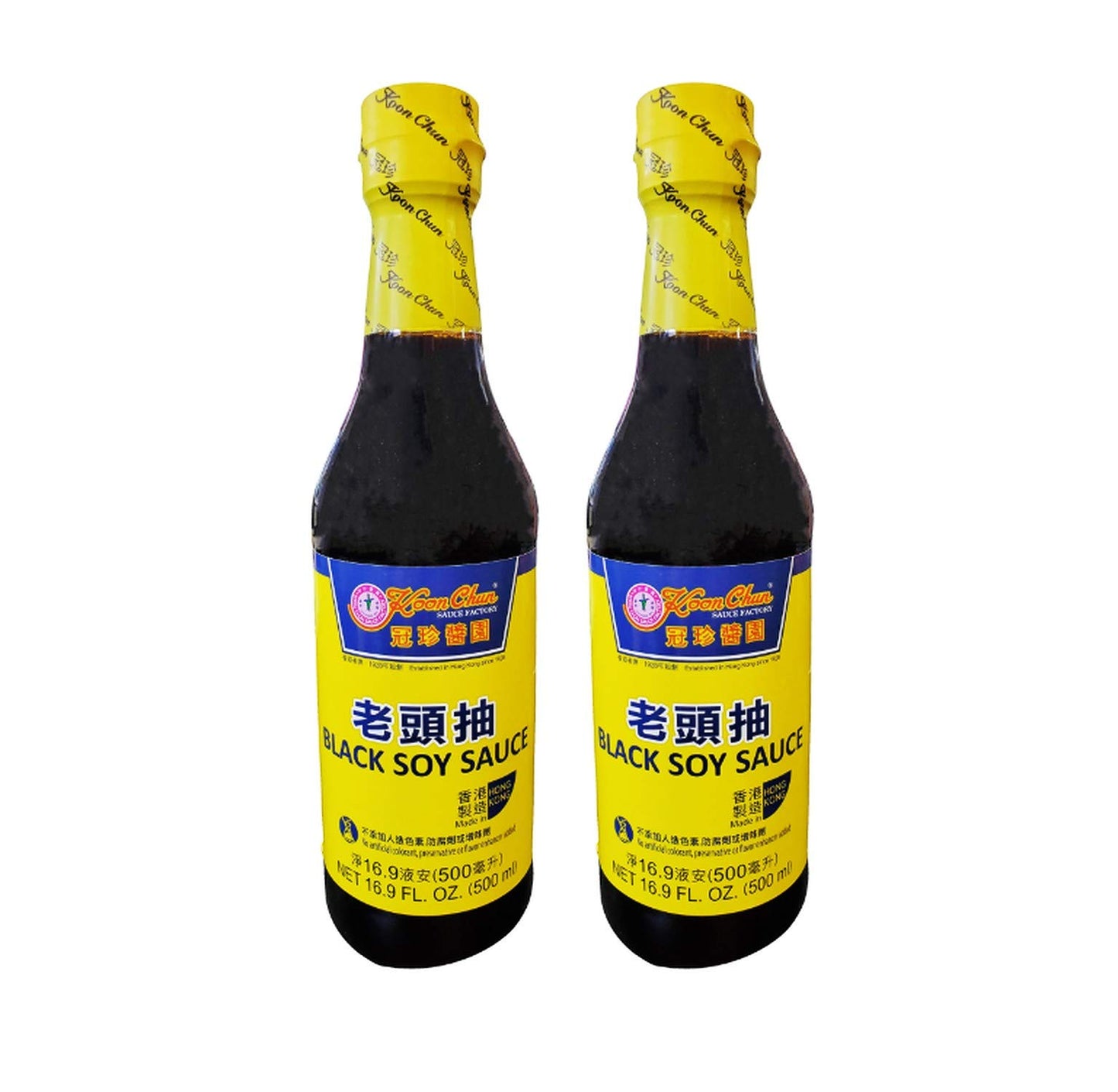 Koon Chun Black Soy Sauce (2 Pack, Total of 1000mL)