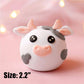Jevenis Cute Cow Cake Decoration Farm Animal Birthday Cow Cake Topper For Baby Shower Party Decorations