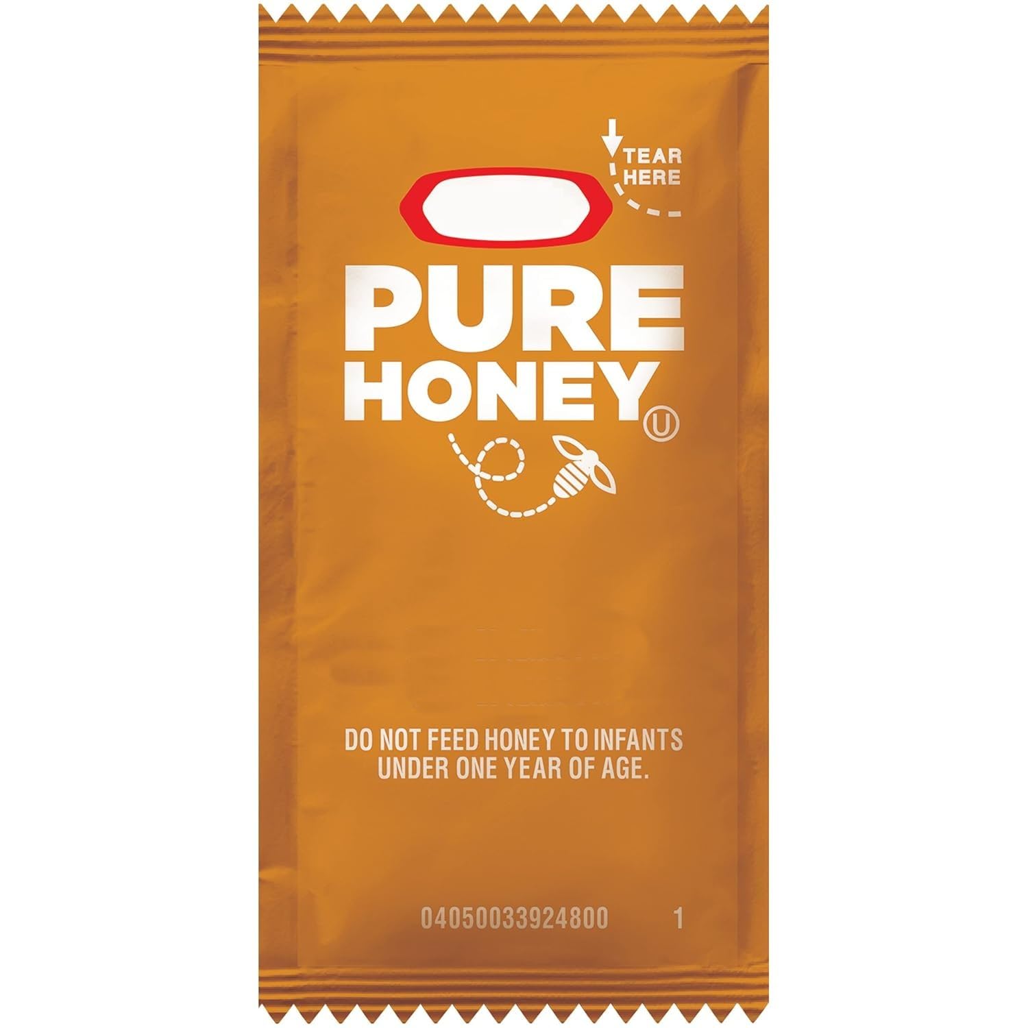 Honey Lovers Gift Pack - 50 Individual Packets of Pure Honey - Perfect for Tea, Coffee, Travel, and Snacking