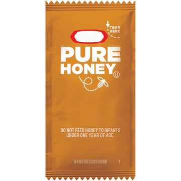 Honey Lovers Gift Pack - 50 Individual Packets of Pure Honey - Perfect for Tea, Coffee, Travel, and Snacking