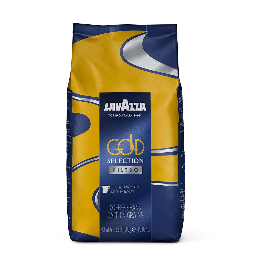 Lavazza Gold S  Whole Bean Coffee, Light Roast, 35.27 oz (Pack of 1), Vanille and Chamomille Aromatic Notes