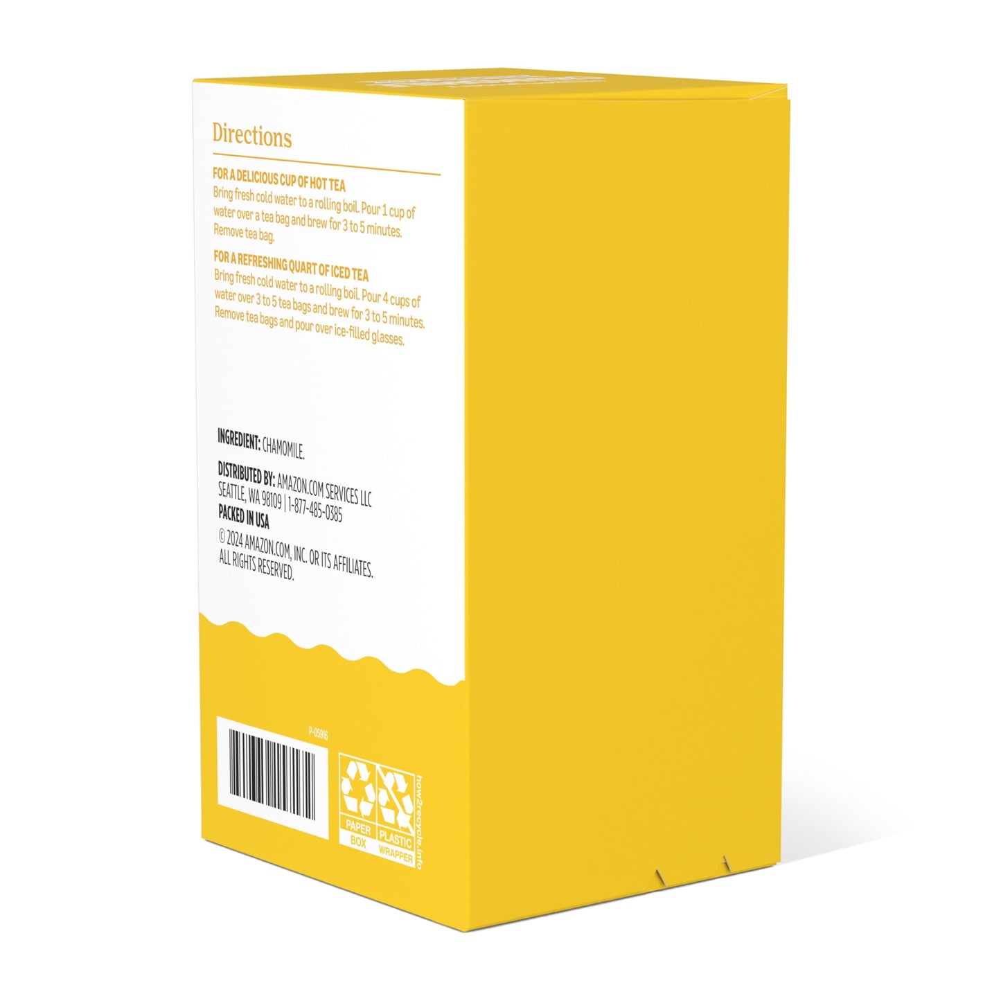 large online retailer Grocery Chamomile Herbal Tea Bags, 20 Count, Herbal Tea, Caffeine-Free