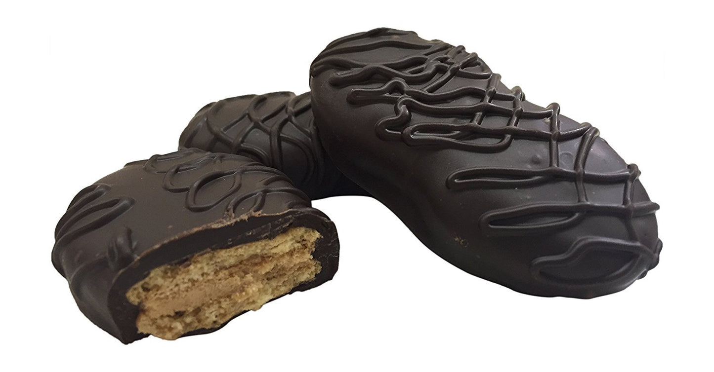 Philadelphia Candies Dark Chocolate Covered Nutter Butter Cookies  28 Ounce Gift Box
