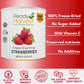 Ready Harvest Freeze Dried Strawberries | Emergency Snacks | #10 Can | 30 Year Shelf Life