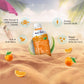 Mogu Mogu Orange And Lychee Juice 25% With Nata De Coco | Energy Booster Drink | Full Of Fruit Fibres | No Added Preservatives A