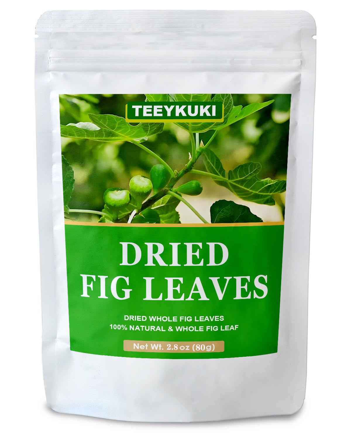Top-Grade Dried Whole Fig Leaf  2.8Oz(80G)  Fig Leaves  Fig Leaf Tea  Hoja De Higo Te  Sun Dried  No Additives