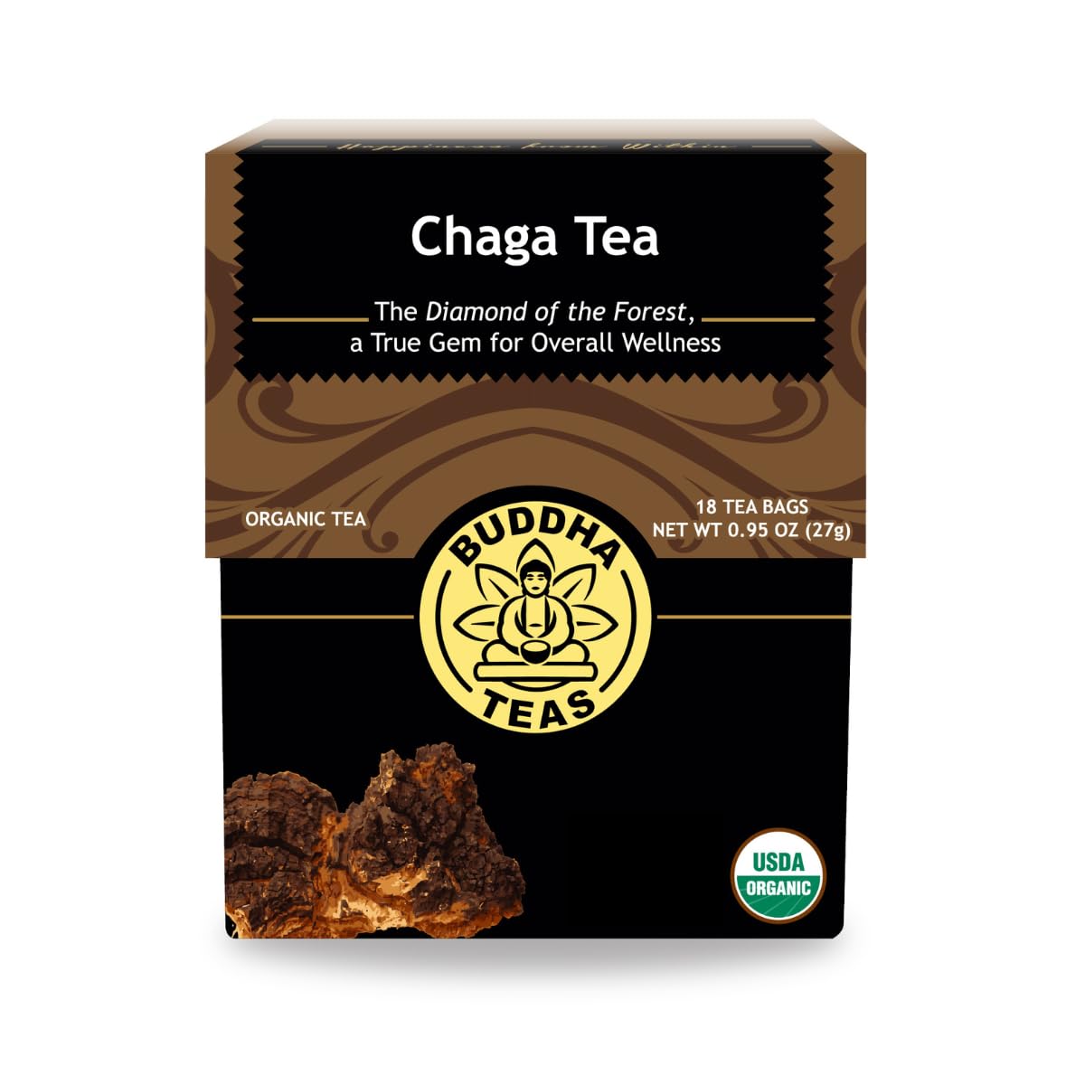 Buddha Teas Organic Valerian Root Tea - Ou Kosher  Usda Organic  Ccof Organic  18 Bleach-Free Tea Bags