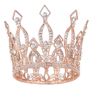 Rhinestone Crown Cake Topper Birthday Party Wedding Decor Supply For Women Lady Girl Bridal Wedding Themed Baby Shower Decoratio