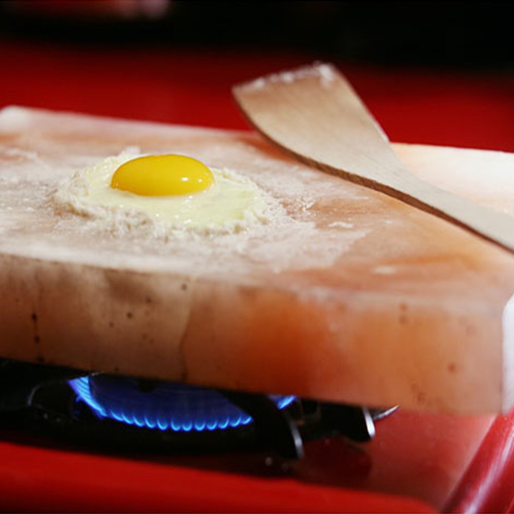 Set Of 12-4''X8''X2'' Himalayan Salt Plate Exclusively By The Black Tai Salt Co.