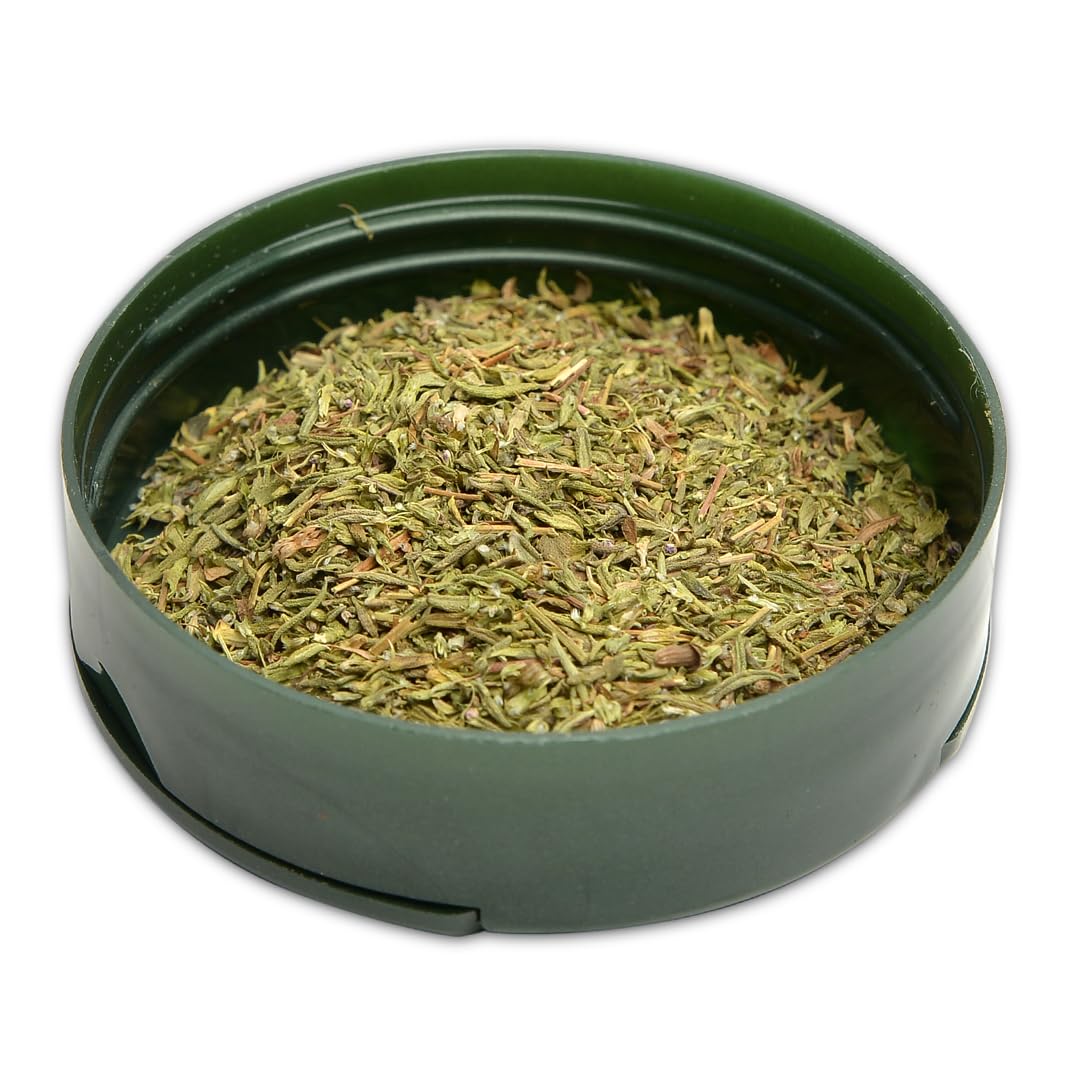 Pereg Dry Thyme Leaves - 1.40 Oz - Dried Thyme Herb Seasoning - Bulk Spices & Herbs - Adds Aromatic Flavor - Natural, Non-Gmo, N