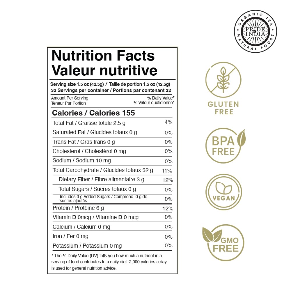 Pride Of India - Natural White Royal Quinoa - 100% Bolivian Superior Grade Protein Rich Whole Grain(D0102HP6BGG.)