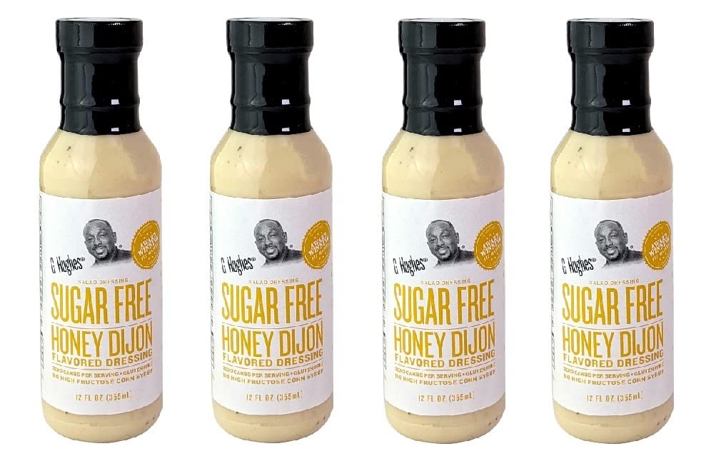 G. Hughes Sugar Free Salad Dressing Bundle including (Honey Dijon) .4 pack