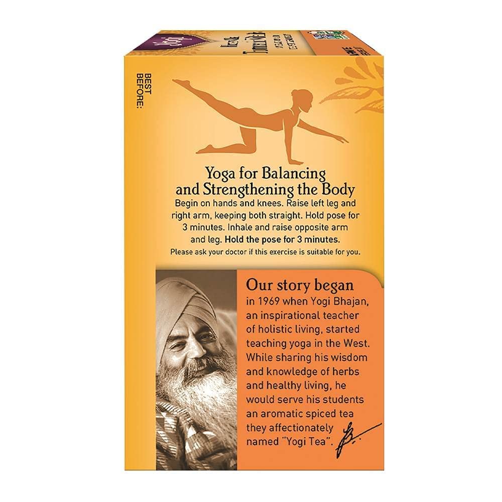 Yogi Tea, Honey Chai Turmeric Vitality, 16 Ct