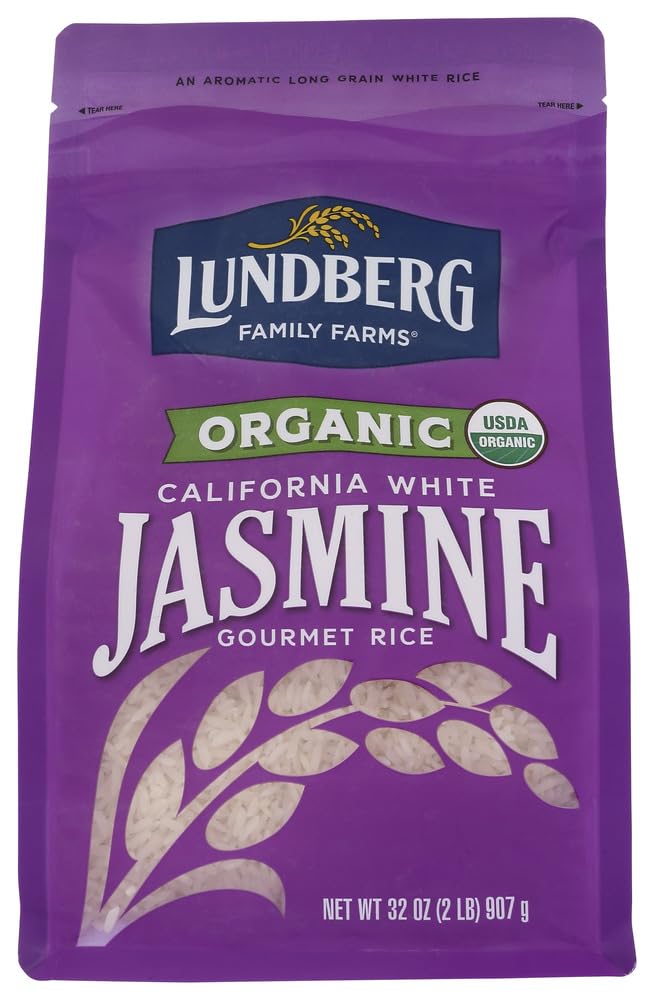 Lundberg Organic California White Jasmine Rice - 32 oz - 2 pc