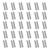 jojofuny Mini Ladder Cake Toppers Sponge Step Ladder Cake Decoration Fairy Furniture Ladder Ornament Miniature Plastic Ladder fo