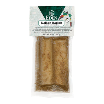 Eden Pickled Daikon Radish, Takuan-Zuke, Rice Bran and Salt Pickled, Nuka-Zuke, Traditionally Made in Japan, No-MSG, All Natural