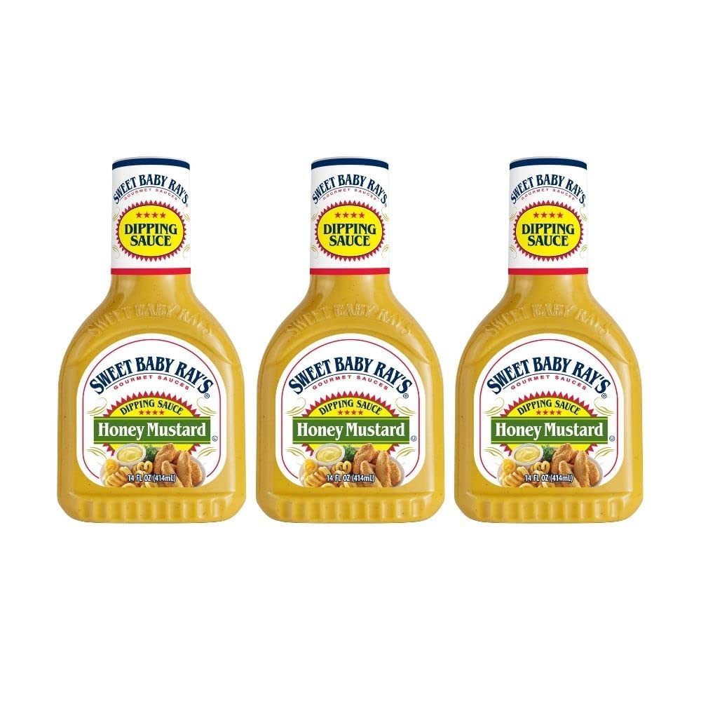 Sweet Baby Ray'S Honey Mustard Dipping Sauce, 14 Oz (Pack Of 3)