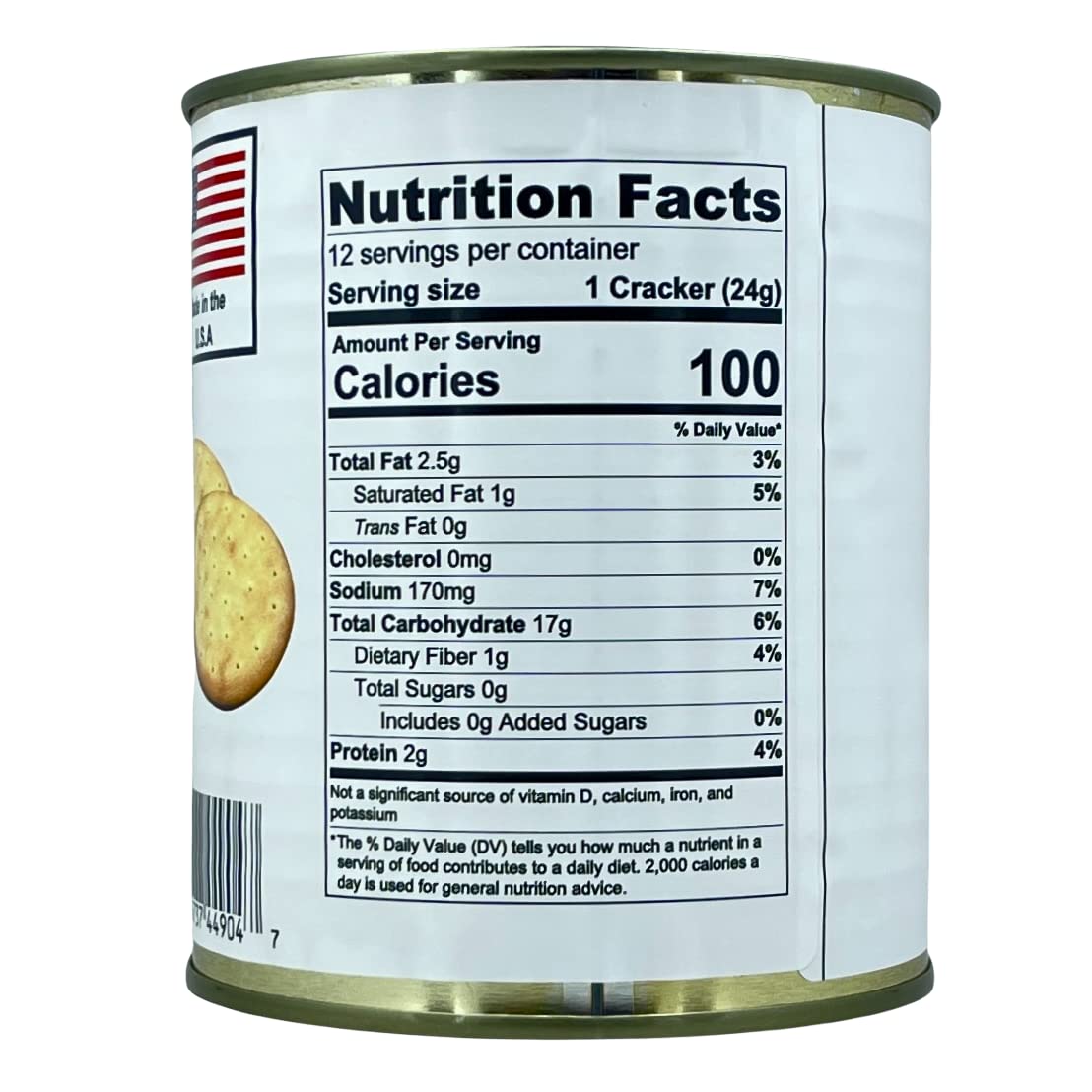 Future Essential Sailor Pilot Bread Crackers | Ship'S Biscuit | Emergency Survival Food | Long Term Food Storage (30 Years Shelf