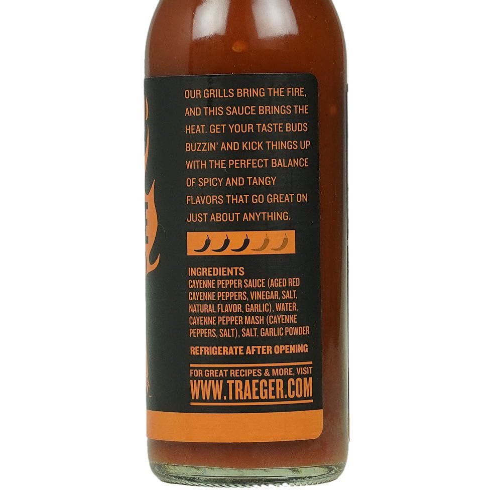 Traeger Original Hot Sauce, Model HOT001, 1 Count, Pack of 1