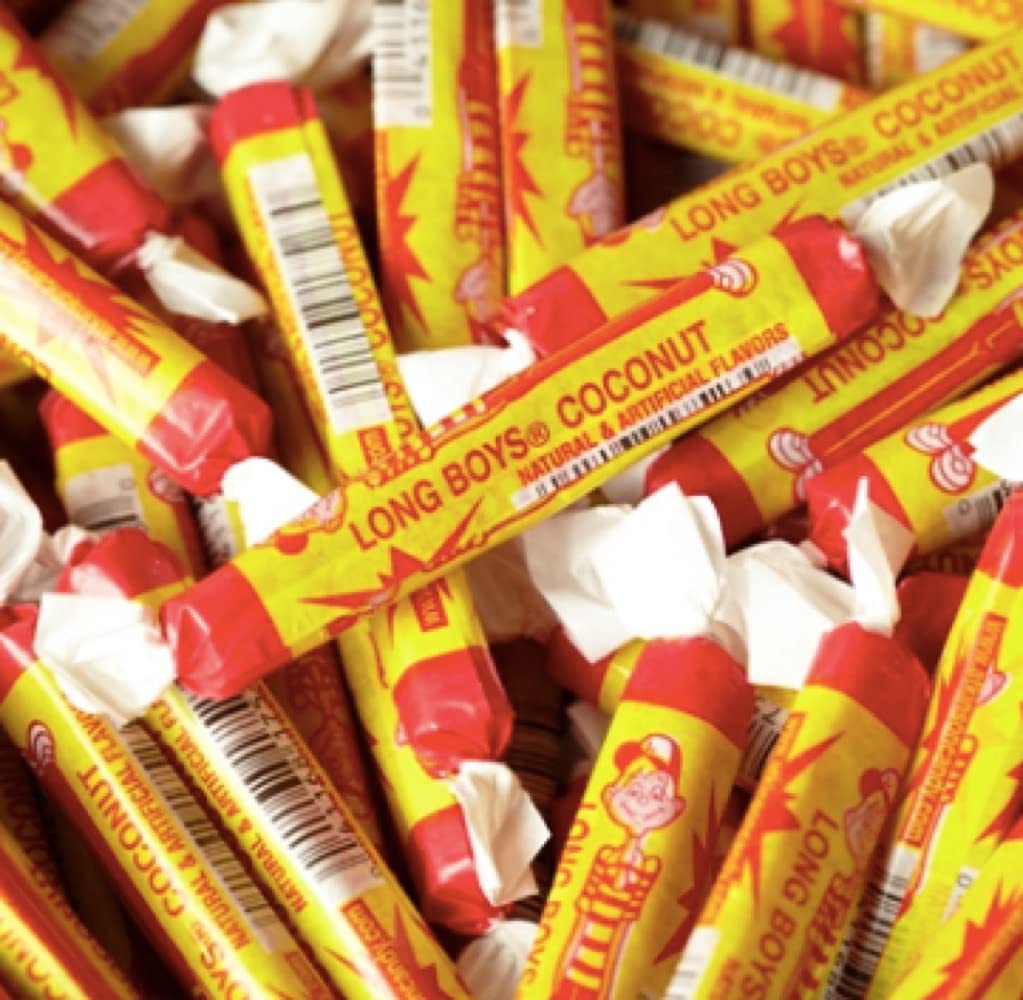 Atkinson'S Long Boy Coconut Chewy Caramel Bulk Individually Wrapped Candy (3 Pound)